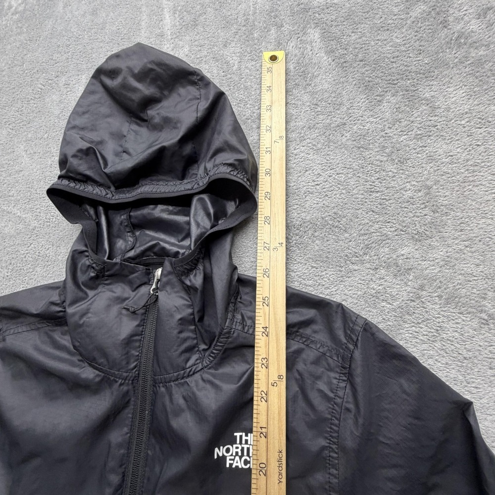 The North Face‎ Jacket Womens M Black Windbreaker Hooded Lightweight Pockets - Picture 5 of 8